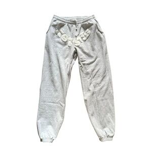 Sp5der Heather Grey OG Web Sweatpants